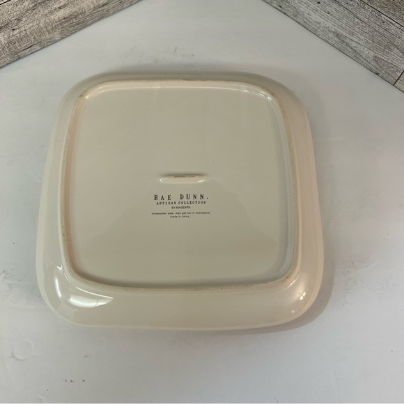 Rae Dunn 8” Ceramic Plates - Picture 2 of 4